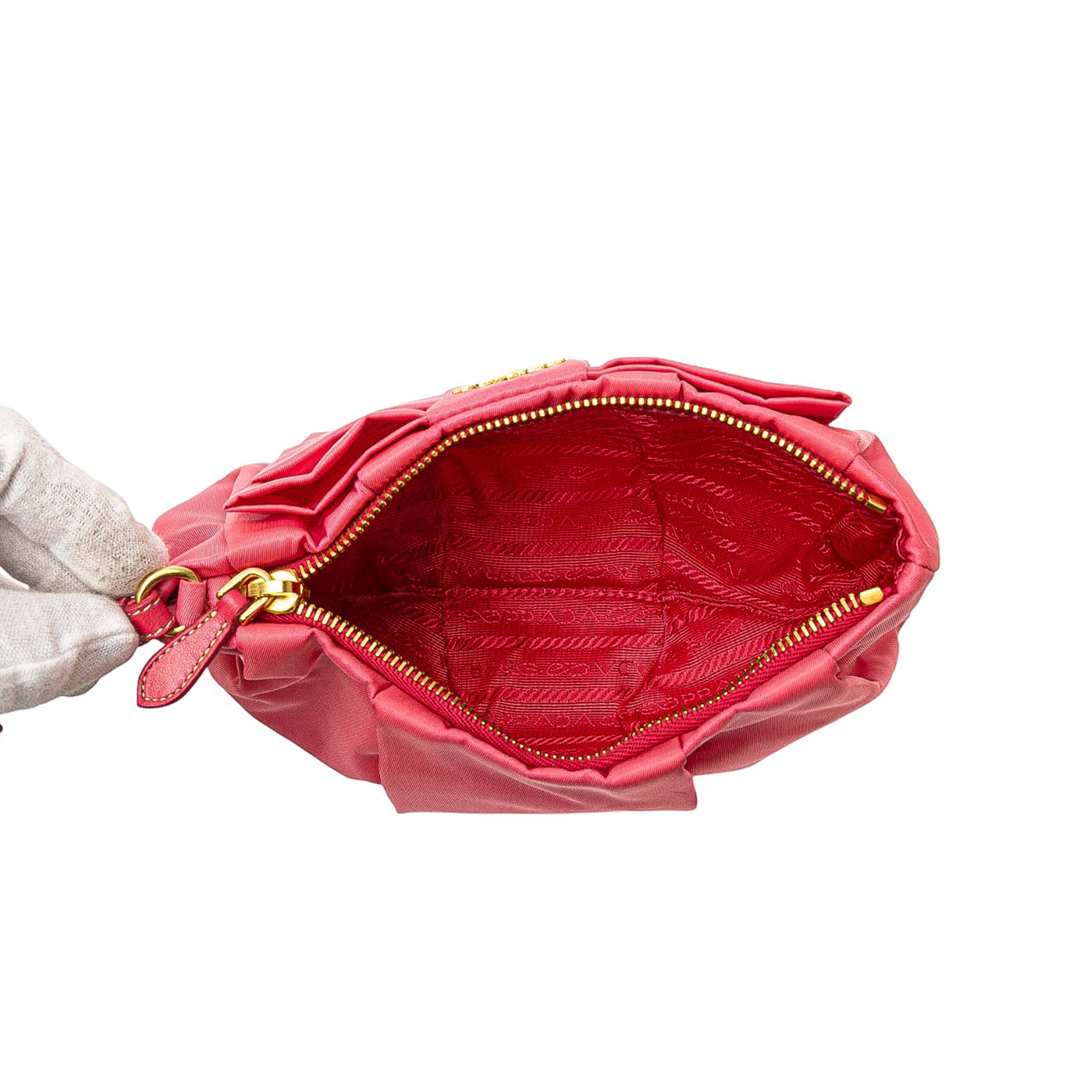 Tessuto Bow Wristlet Clutch