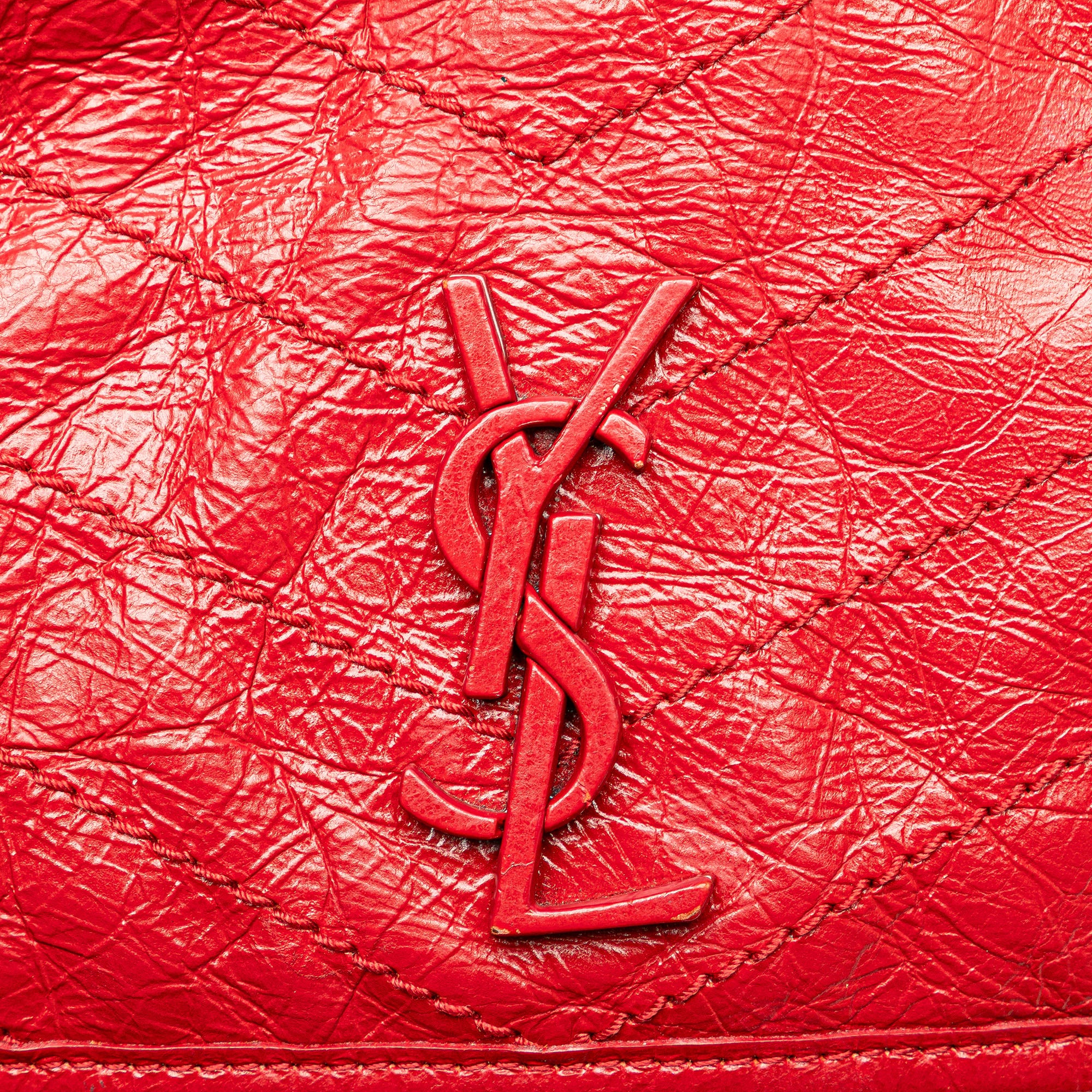 Baby Crinkled Calfskin Monogram Niki Bag