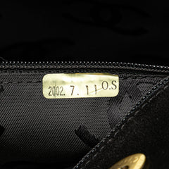 CC Stitched Suede Tote
