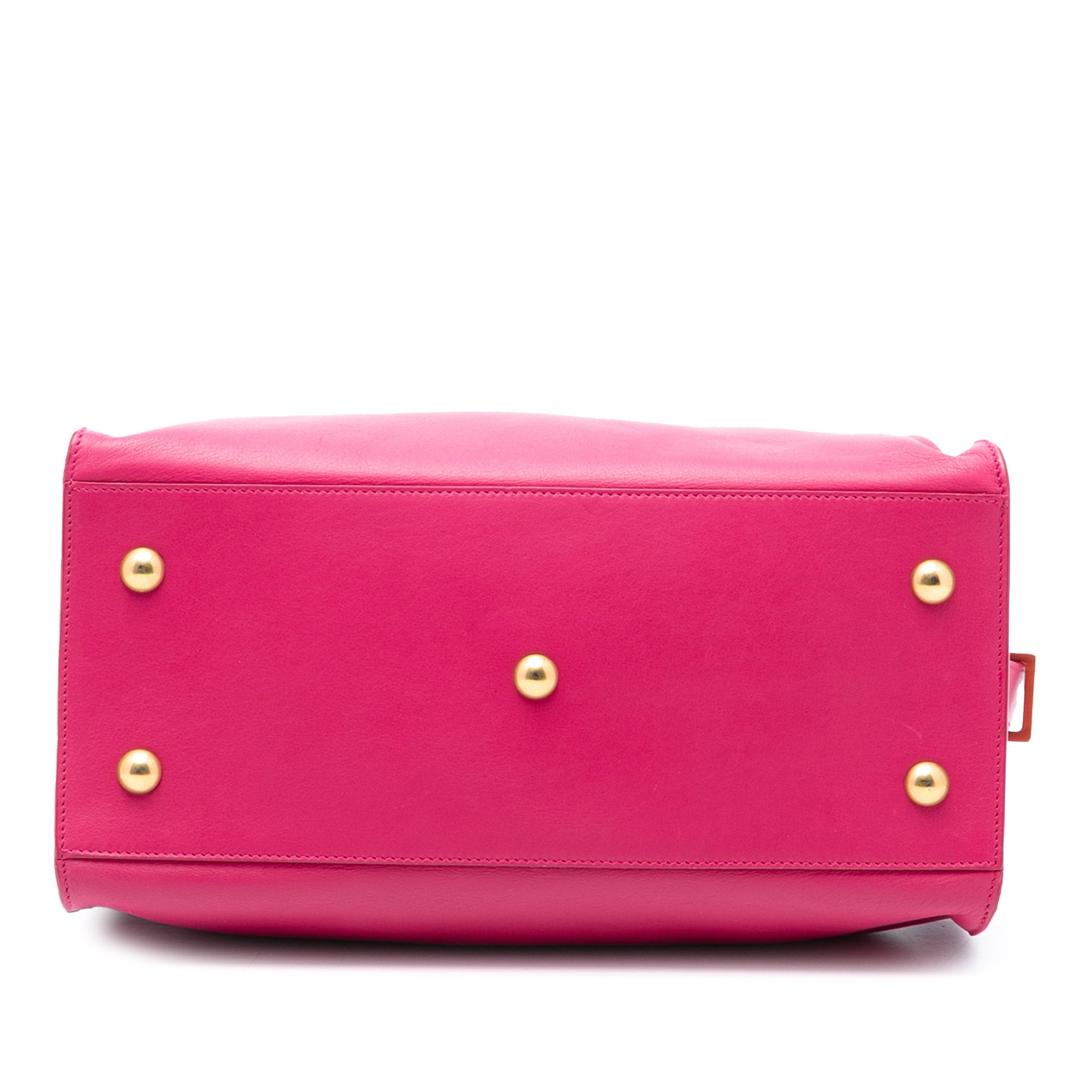 Small Calfskin Cabas Chyc Satchel