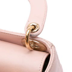 Mini Lambskin Cannage Lady Dior