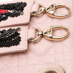 Mini Lambskin Cannage Lady Dior
