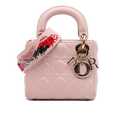 Mini Lambskin Cannage Lady Dior