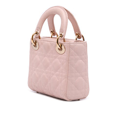 Mini Lambskin Cannage Lady Dior