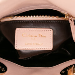 Mini Lambskin Cannage Lady Dior