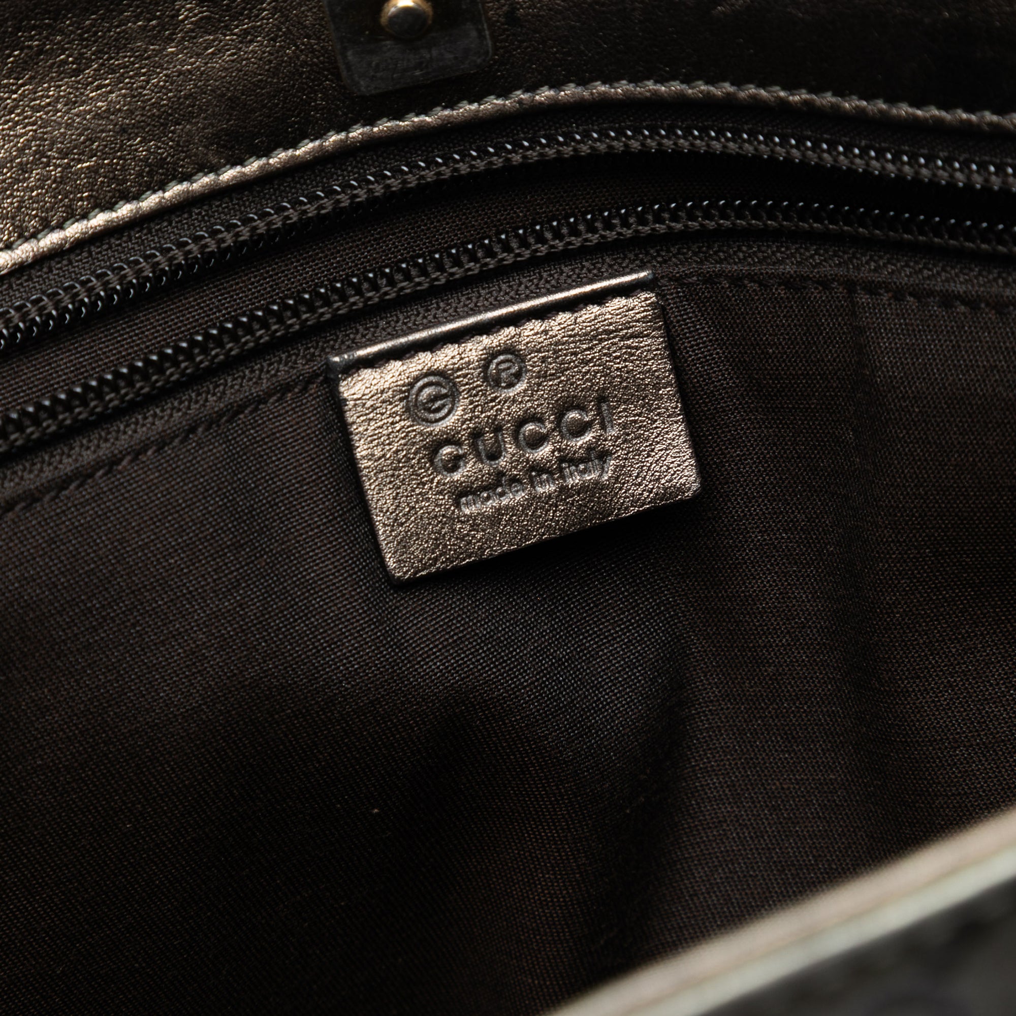 Metallic Guccissima Tote