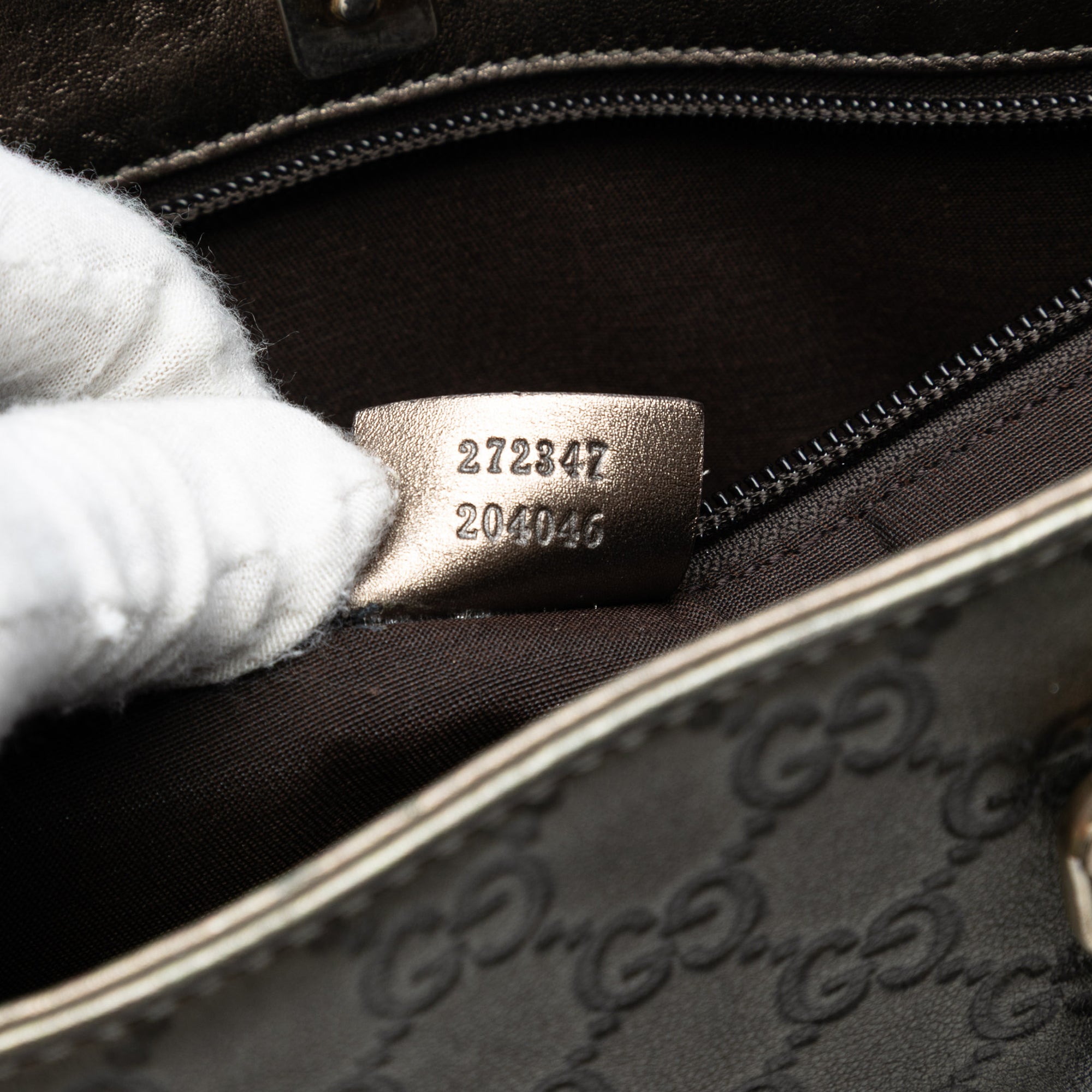 Metallic Guccissima Tote