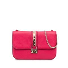 Small Rockstud Glam Lock Shoulder Bag