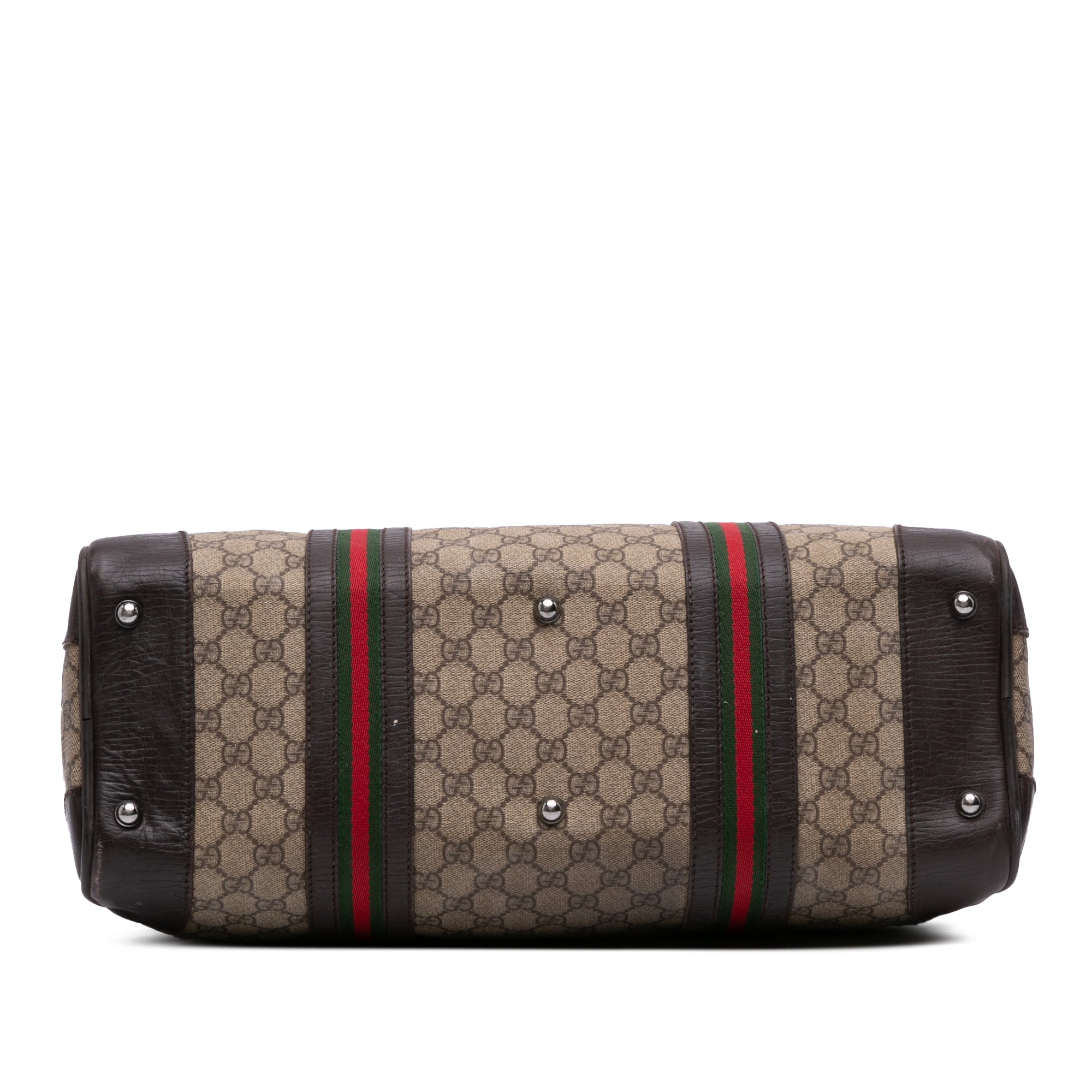 GG Supreme Web Boston Bag