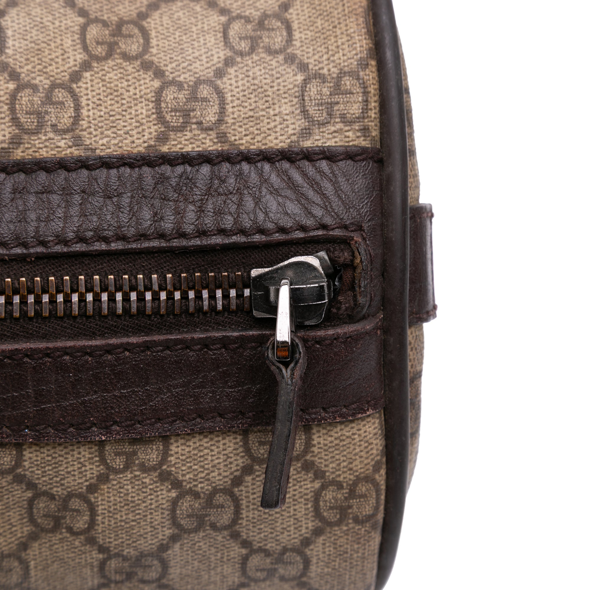 GG Supreme Web Boston Bag