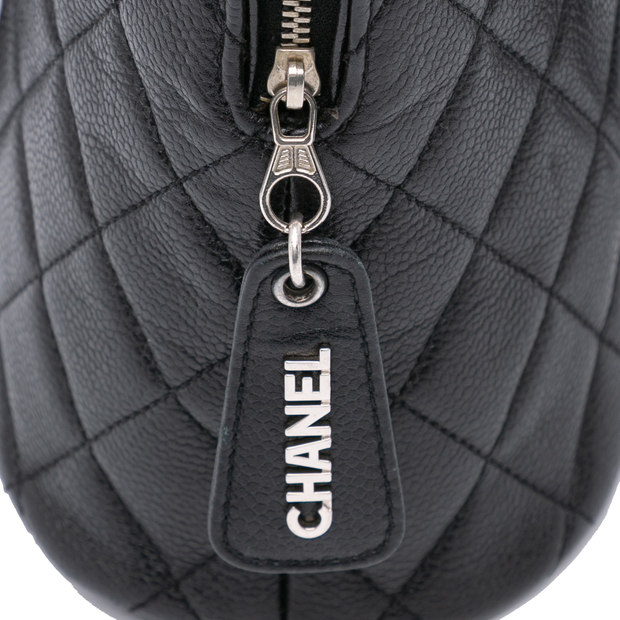 Quilted Caviar Shoulder Bag