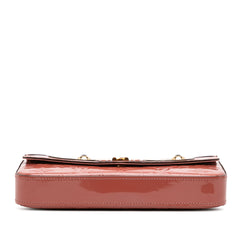 Monogram Vernis Pochette Felicie Valentine Dog
