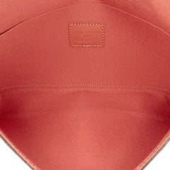 Monogram Vernis Pochette Felicie Valentine Dog