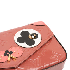 Monogram Vernis Pochette Felicie Valentine Dog