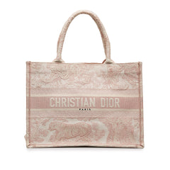 Medium Toile de Jouy Book Tote