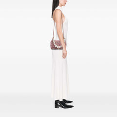 Mini Tweed Pearl Top Handle Flap