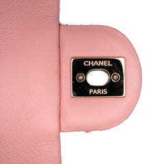 Mini Tweed Pearl Top Handle Flap