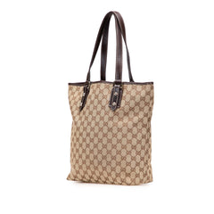 GG Canvas Embroidered Mushroom Tote