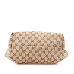 GG Canvas Embroidered Mushroom Tote