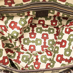 GG Canvas Embroidered Mushroom Tote