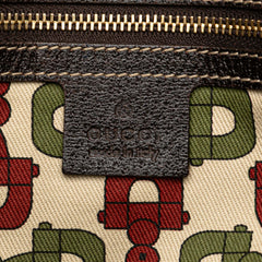 GG Canvas Embroidered Mushroom Tote