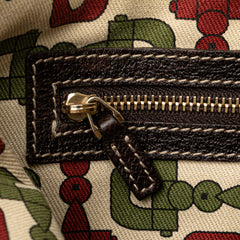 GG Canvas Embroidered Mushroom Tote