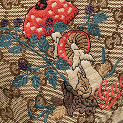 GG Canvas Embroidered Mushroom Tote