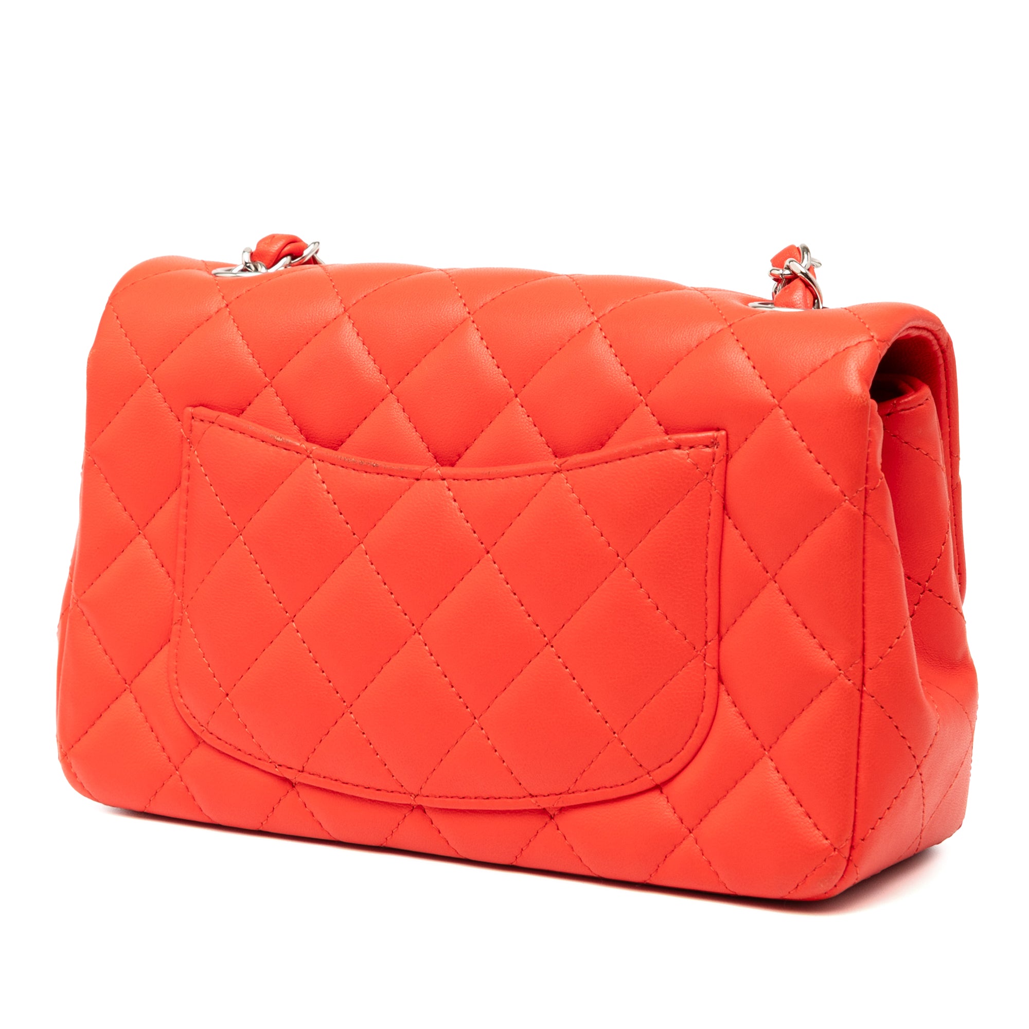 Mini Rectangular Classic Lambskin Single Flap