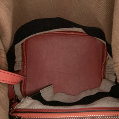 Mini Mega Check Canvas Ashby Tassel Bucket Bag