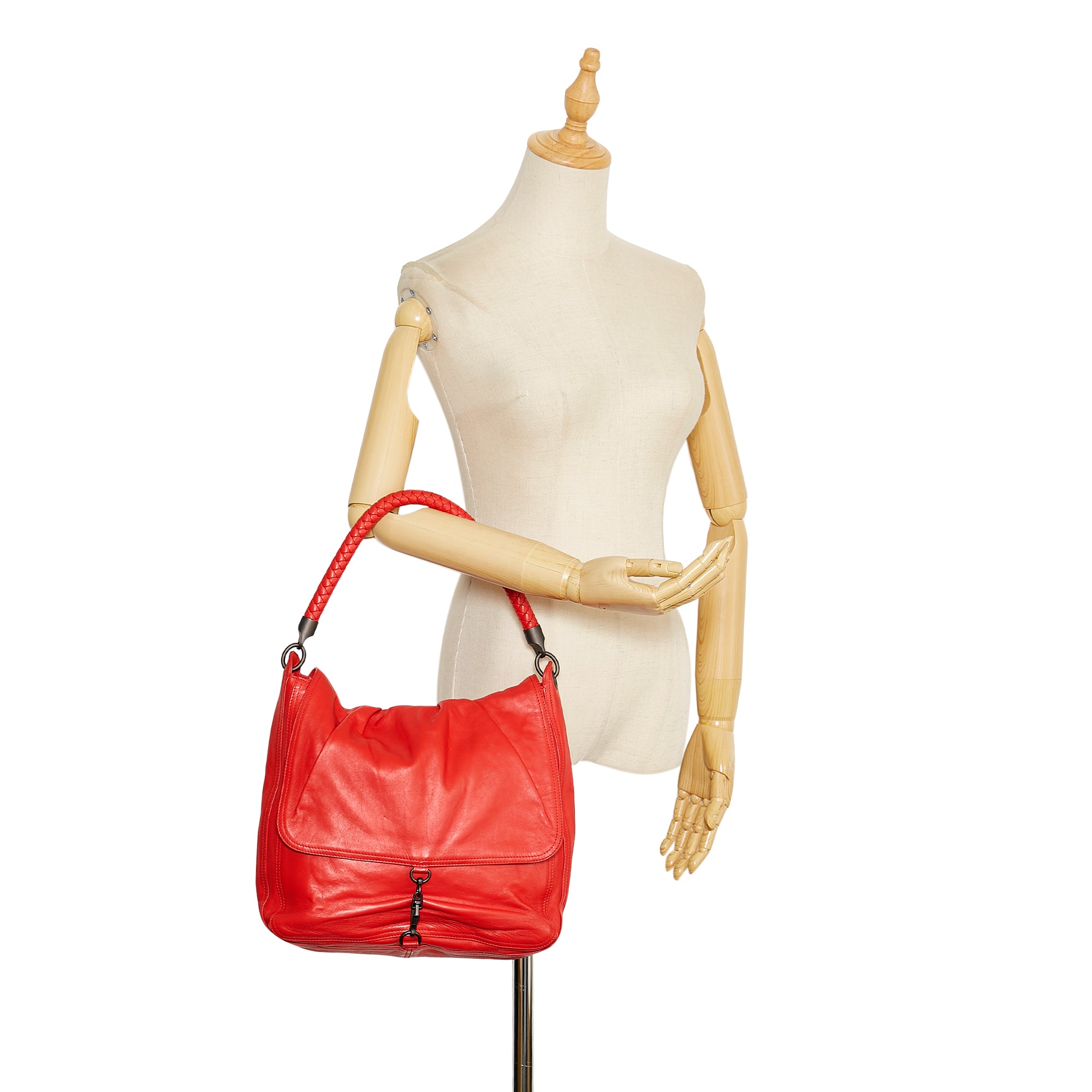 Intrecciato Trim Handbag