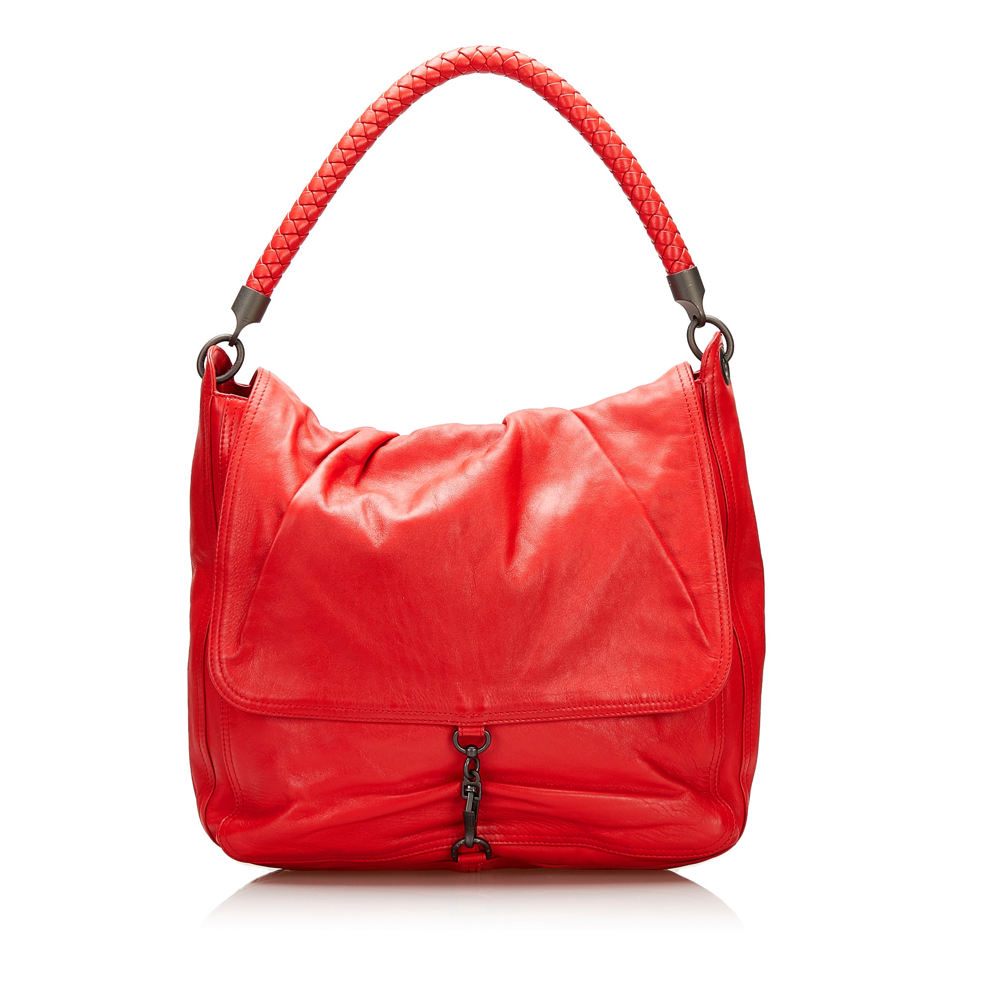 Intrecciato Trim Handbag
