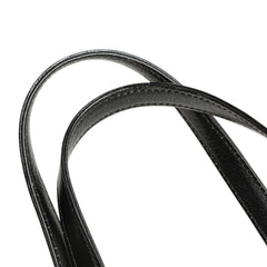 House Check Trimmed Leather Shoulder Bag