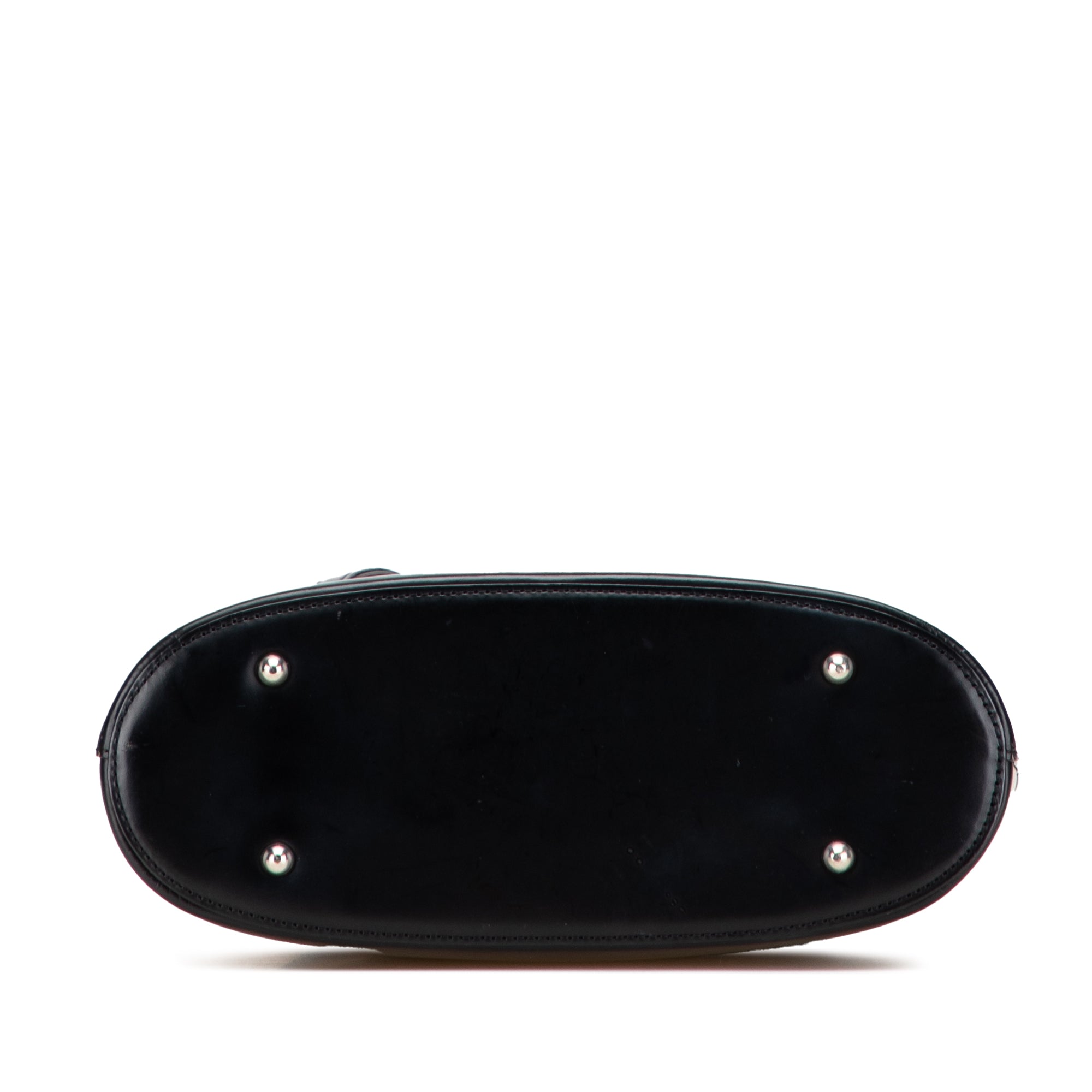 House Check Trimmed Leather Shoulder Bag