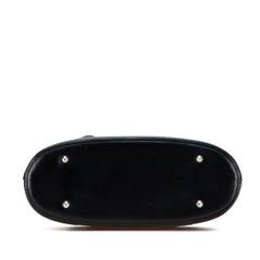 House Check Trimmed Leather Shoulder Bag