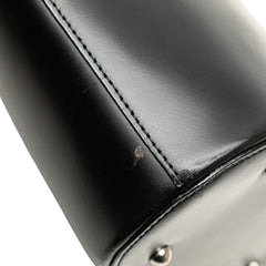 House Check Trimmed Leather Shoulder Bag
