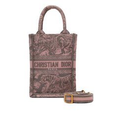 Mini Toile de Jouy Vertical Book Tote