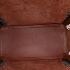 Tricolor Leather Louela Tote