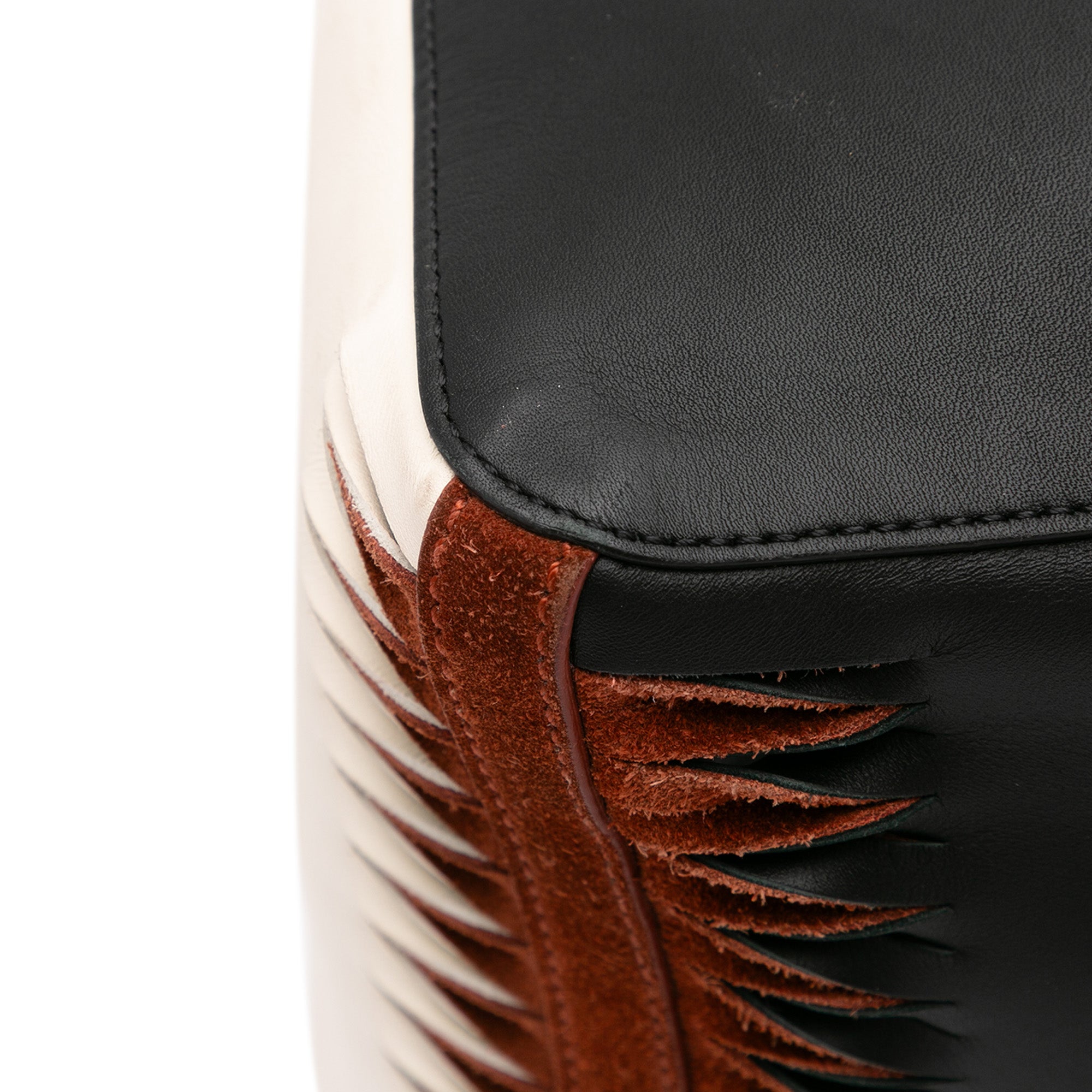 Tricolor Leather Louela Tote