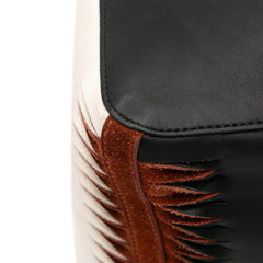 Tricolor Leather Louela Tote