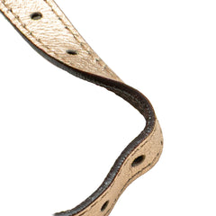 Mini Anagram Leather Tassel Crossbody