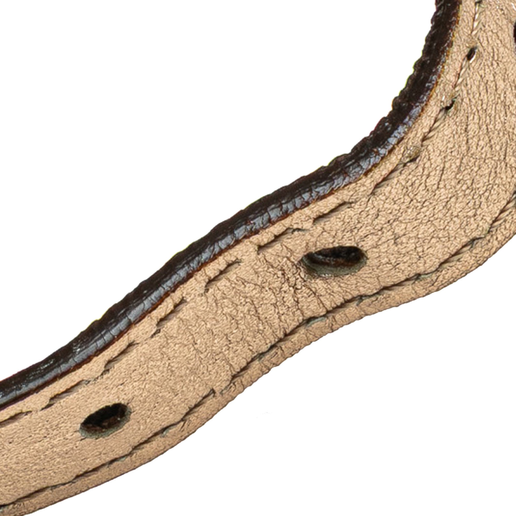 Mini Anagram Leather Tassel Crossbody