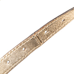 Mini Anagram Leather Tassel Crossbody