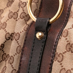 GG Canvas Interlocking G Tote