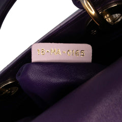 Mini Tricolor Lambskin Cannage Lady Dior