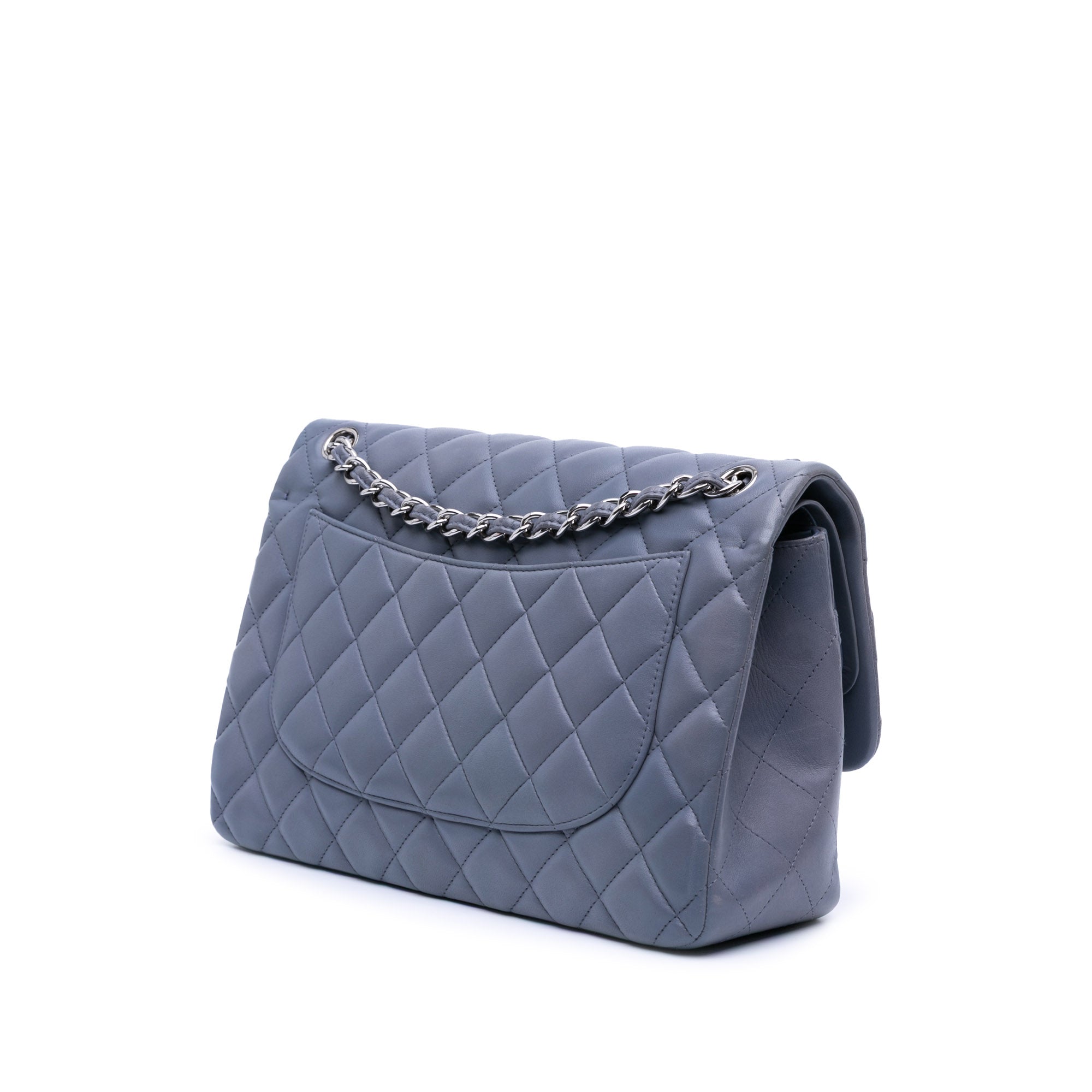 Jumbo Classic Lambskin Double Flap