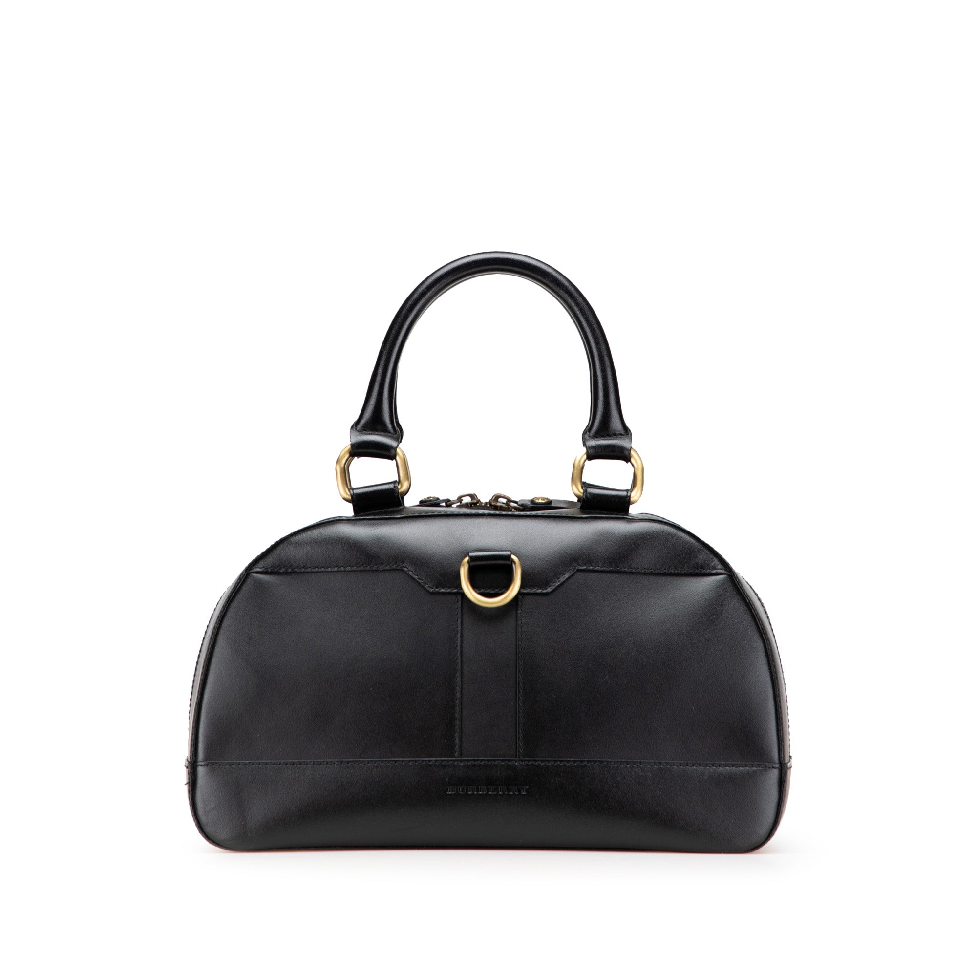 Medium Leather Dome Handbag