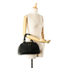 Medium Leather Dome Handbag