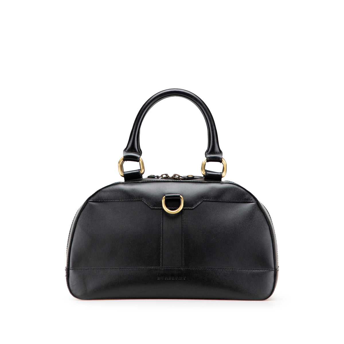 Medium Leather Dome Handbag