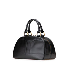 Medium Leather Dome Handbag