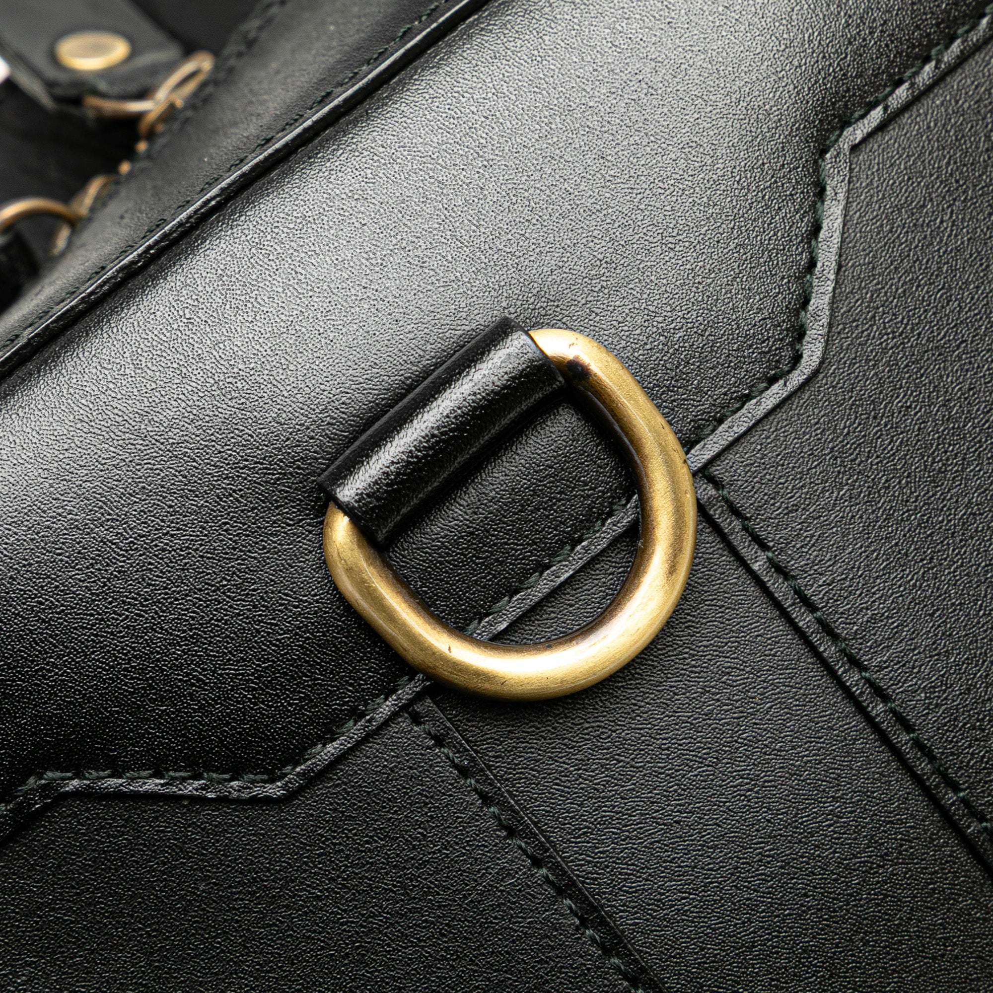 Medium Leather Dome Handbag